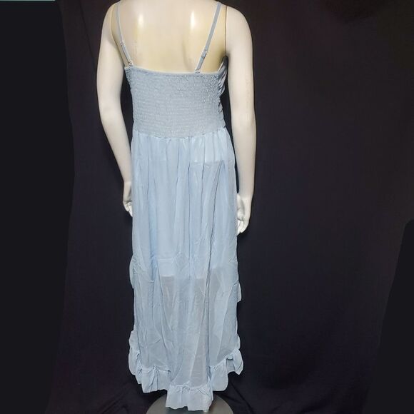 Angela Blue High Low Dress (XL) - Picture 4 of 5